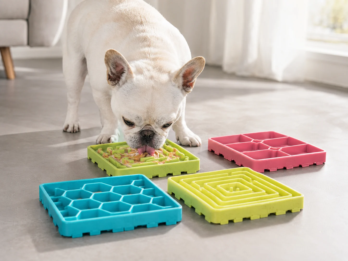 Pet silicone feeding and care products
